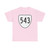 Virginia 543 1956 (Virginia) (Road Sign) T-Shirt