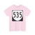 Virginia 535 1980 (Virginia) (Road Sign) T-Shirt