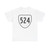 Virginia 524 1956 (Virginia) (Road Sign) T-Shirt