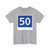 최저속도제한 (North Korea) (Road Sign) T-Shirt