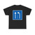 줄어드는 차선운행방향 (North Korea) (Road Sign) T-Shirt