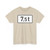 Zusatzzeichen 1052-35 - Gewichtsangabe 75 t StVO 1992 (Germany) (Road Sign) T-Shirt