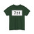 Zusatzzeichen 1052-35 - Gewichtsangabe 75 t StVO 1992 (Germany) (Road Sign) T-Shirt