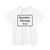 Zusatzzeichen 1028-30 - Baustellenfahrzeuge frei 450x600 StVO 1992 (Germany) (Road Sign) T-Shirt