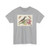 unknown - Black-and-White Mottled Bird on Tulip Stem, with Daffodils and Butterflies - ca. 1800–1830 - T-Shirt