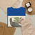 unknown - Blue-Black Bird on Rose Branch with Spider - ca. 1800–1830 - T-Shirt