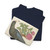 unknown - Blue-Black Bird on Rose Branch with Spider - ca. 1800–1830 - T-Shirt