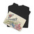 unknown - Gray Bird on Branch with Tulip, Snapdragons, and Forget-Me-Nots with Butterfly - ca. 1800–1830 - T-Shirt
