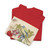 unknown - Yellow-and-Blue Bird on Bouquet with Rose, Tulips, and Daffodils, with - ca. 1800–1830 - T-Shirt