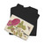 unknown - Small Red-Headed Bird on Rose Branch - ca. 1800–1830 - T-Shirt