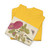 unknown - Small Red-Headed Bird on Rose Branch - ca. 1800–1830 - T-Shirt