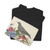 unknown - Black Bird with Blossoms, Butterfly, and Red Ribbon - ca. 1800–1830 - T-Shirt