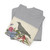 unknown - Black Bird with Blossoms, Butterfly, and Red Ribbon - ca. 1800–1830 - T-Shirt