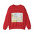 Central America - Archeological Map 1 (1968) (Map) Crewneck Sweatshirt