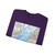 Atlantic Ocean (1968) (Map) Crewneck Sweatshirt