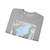 Japan and Korea (1960) (Map) Crewneck Sweatshirt