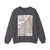 France, Belgium, and the Netherlands (1960) (Map) Crewneck Sweatshirt