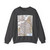 France, Belgium, and the Netherlands (1960) (Map) Crewneck Sweatshirt