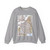 France, Belgium, and the Netherlands (1960) (Map) Crewneck Sweatshirt