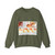 Middle East - Two Centuries of Conflict (1980) (Map) Crewneck Sweatshirt
