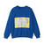 USA - Illinois, Indiana, Ohio, Kentucky 1 (1977) (Map) Crewneck Sweatshirt