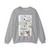 USA - Wisconsin, Michigan ,Great Lakes 2 (1973) (Map) Crewneck Sweatshirt