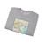 Asia - Viet Nam, Cambodia, Laos (1965) (Map) Crewneck Sweatshirt