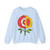 Dimidiated Rose and Pomegranate Badge of Henry VIII - Crewneck Sweatshirt