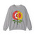 Dimidiated Rose and Pomegranate Badge of Henry VIII - Crewneck Sweatshirt