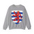 Coat of Arms of the House of Lusignan (Kings of Cyprus) - Crewneck Sweatshirt