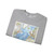 Atlantic Ocean (1955) (Map) Crewneck Sweatshirt