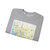USA - Far West 1 (1984) (Map) Crewneck Sweatshirt