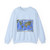 World Map - The Physical World (1975) (Map) Crewneck Sweatshirt