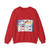 World Map - Population (1998) (Map) Crewneck Sweatshirt
