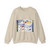 World Map - Population (1998) (Map) Crewneck Sweatshirt