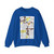 Spain and Portugal - A Traveller's Map 2 (1984) (Map) Crewneck Sweatshirt