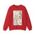 America - Bird Migration (1969) (Map) Crewneck Sweatshirt