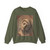 DAVID,Jacques-Louis - Head of the Dead Marat (Artwork) Crewneck Sweatshirt