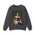 DAVID,Jacques-Louis - Portrait of the Comtesse Vilain XIIII and her Daughter (Artwork) Crewneck Sweatshirt