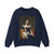 DAVID,Jacques-Louis - Portrait of the Comtesse Vilain XIIII and her Daughter (Artwork) Crewneck Sweatshirt