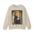 DAVID, Gerard - Mary and Child with two Angels Making Music (Artwork) Crewneck Sweatshirt