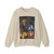 ESPINOSA, Juan de - Still-Life with Grapes, Flowers and Shells (Artwork) Crewneck Sweatshirt
