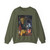ESPINOSA, Juan de - Still-Life with Grapes, Flowers and Shells (Artwork) Crewneck Sweatshirt