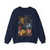 ESPINOSA, Juan de - Still-Life with Grapes, Flowers and Shells (Artwork) Crewneck Sweatshirt