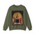 GHERARDUCCI, Don Silvestro dei - Madonna and Child with Sts John Baptist and Paul (Artwork) Crewneck Sweatshirt