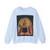 GHERARDUCCI, Don Silvestro dei - Madonna and Child with Sts John Baptist and Paul (Artwork) Crewneck Sweatshirt