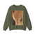 DUCCIO di Buoninsegna - Crevole Madonna (detail) (Artwork) Crewneck Sweatshirt