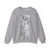 DUCCIO, Agostino di - An angel drawing back a curtain (Artwork) Crewneck Sweatshirt