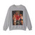 DANIELE da Volterra - Madonna with Child, Sts Giovannino and Barbara (Artwork) Crewneck Sweatshirt