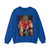 DANIELE da Volterra - Madonna with Child, Sts Giovannino and Barbara (Artwork) Crewneck Sweatshirt